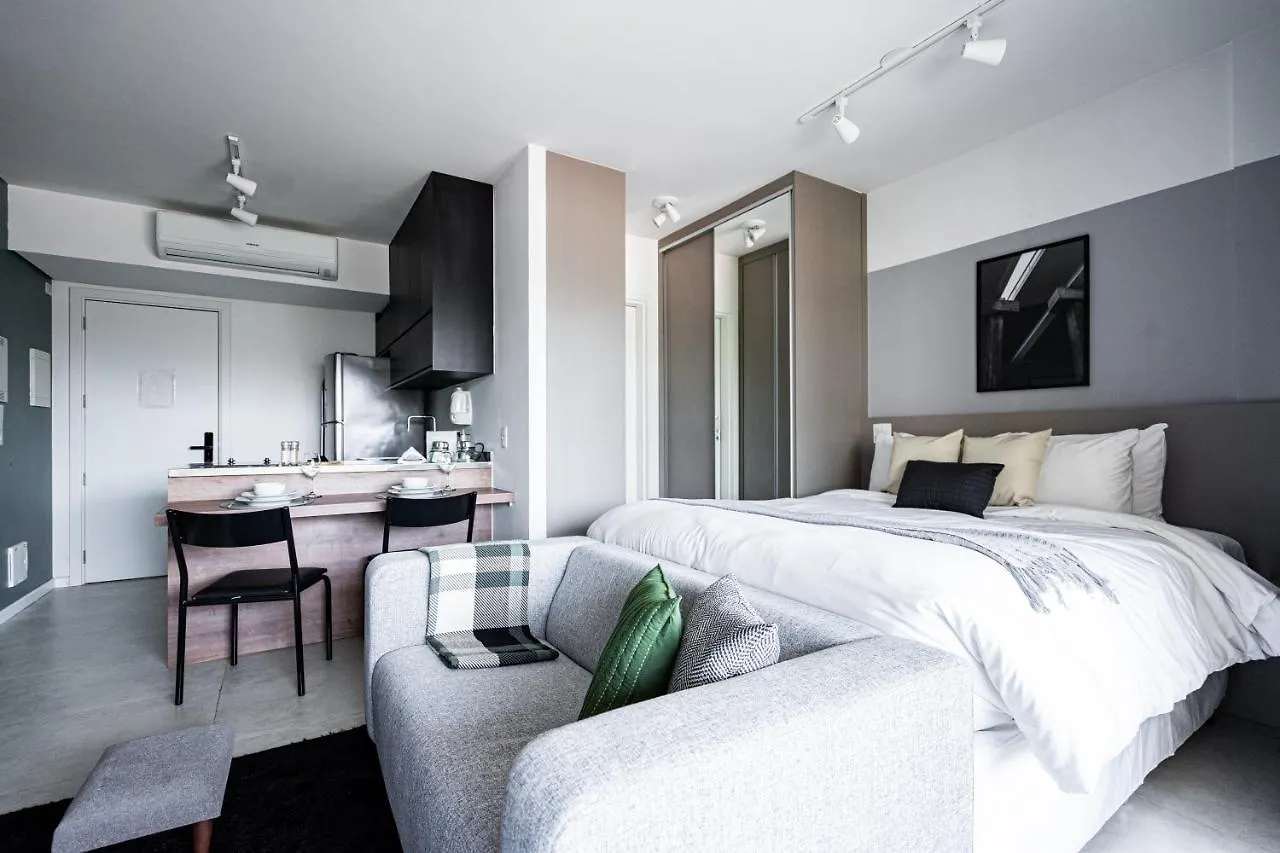 Hospede-Se Com Estilo, Apto A 5Min Da Faria Lima Apartment Sao Paulo 0*,